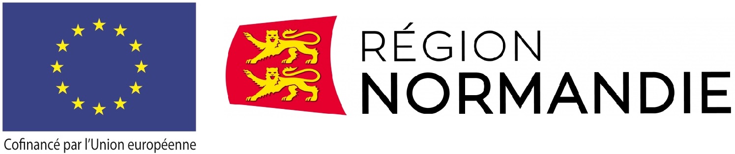 logo UE et région Normandie
